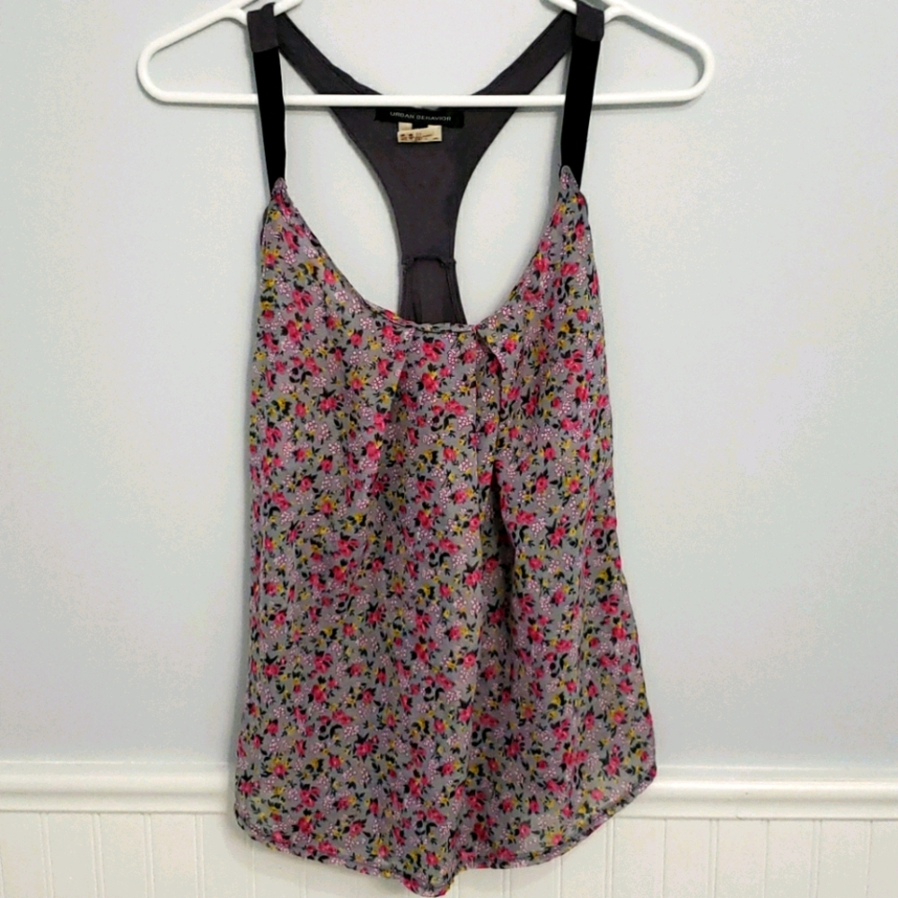 Urban Behavior Flowered Tank